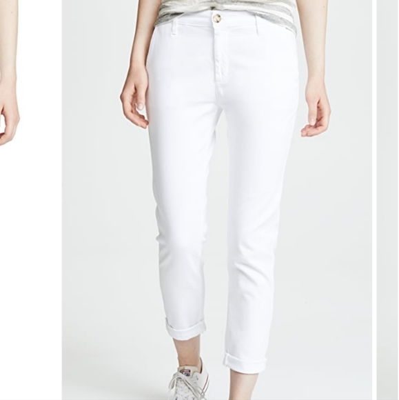 AG Adriano Goldschmied Caden Tailored Trouser ankle pants white 27 - Picture 1 of 7